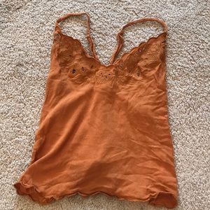 Rusty orange tank top